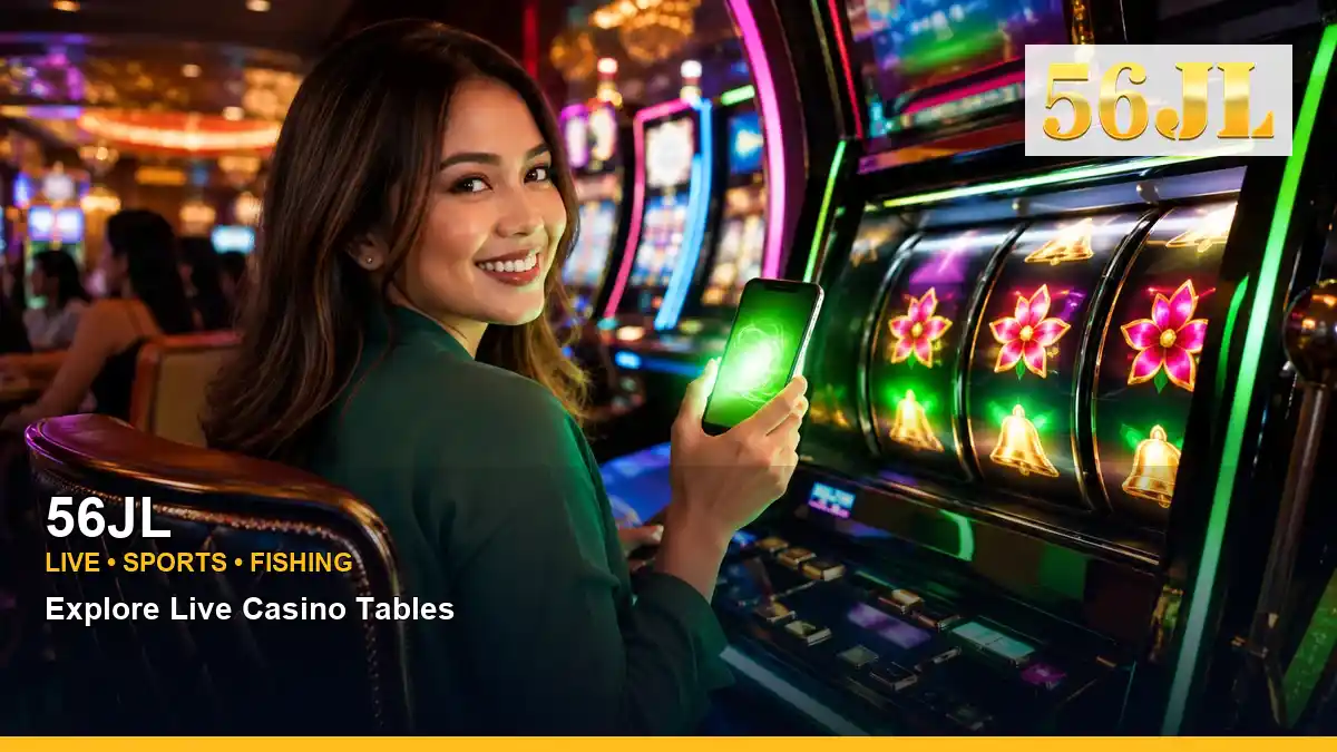 56JL high-energy casino first deposit rewards in a dynamic layout for Philippine players